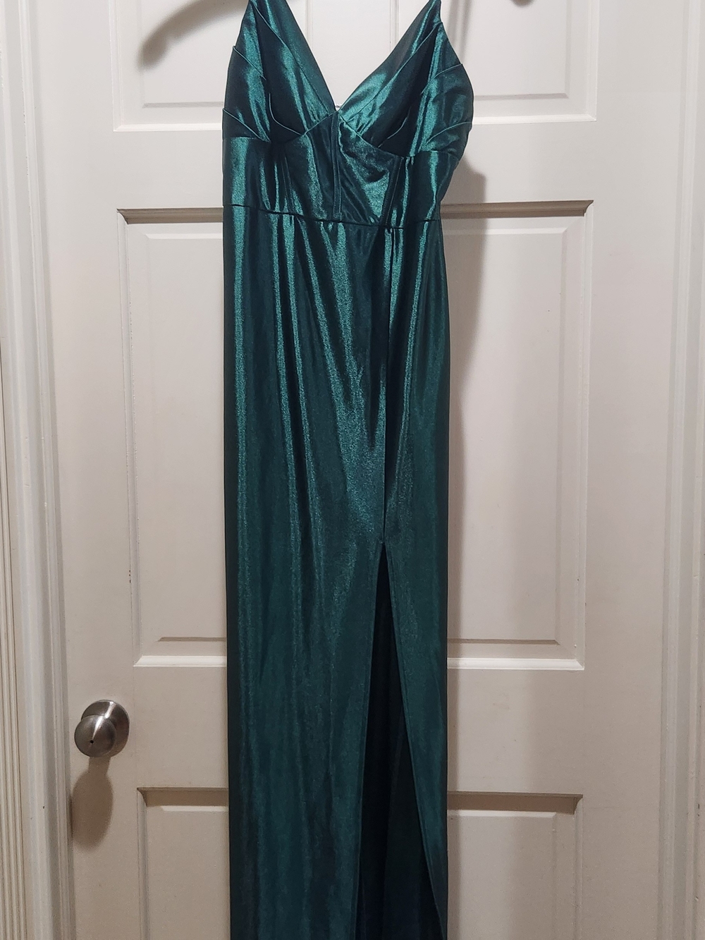 Emerald Green Evening Gown